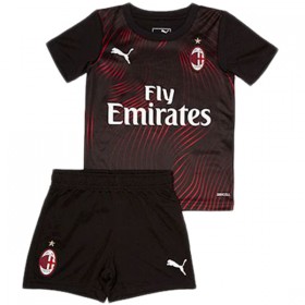 Koszulka AC Milan Dziecięcy Trzeci Koszulki Piłkarskie 2019-2020 Krótki Rękaw